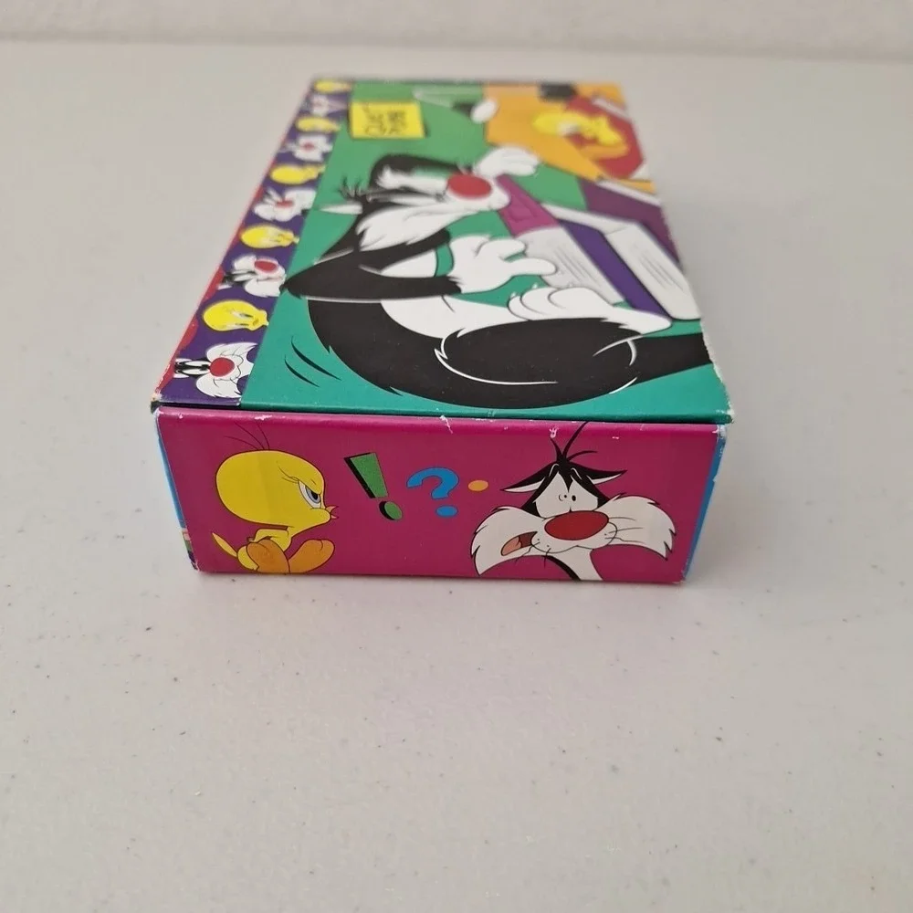 Vintage 1997 Looney Tunes Sylvester School Pencil Box Made In USA Model# 97001